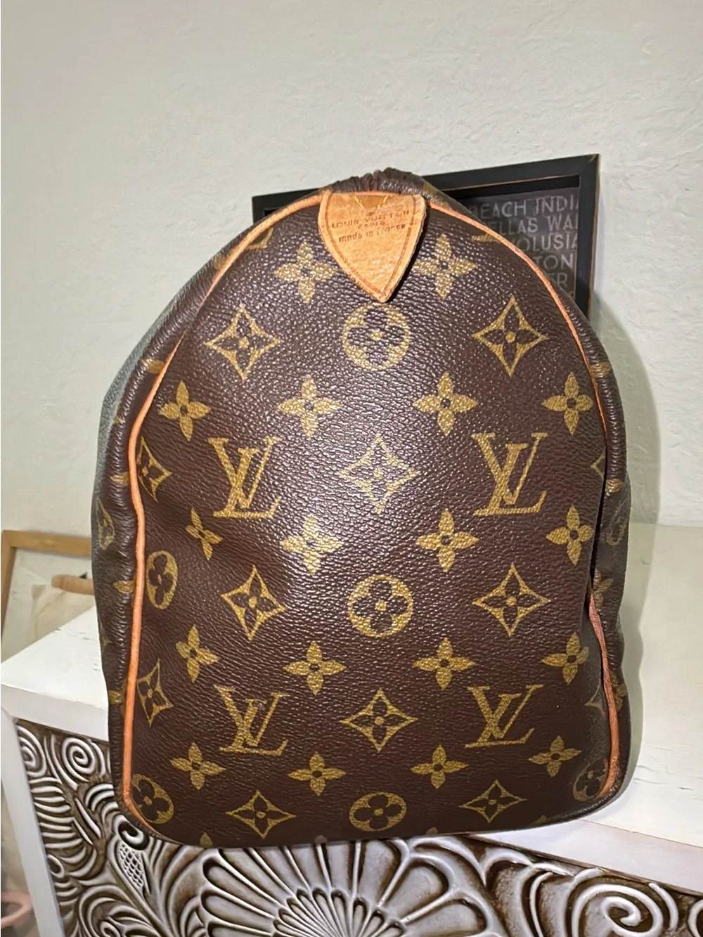 Authenticated April 1984 gorgeous Louis Vuitton Speedy 35